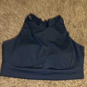 Calia slate blue sports bra padded and high neckline worn a couple times size L